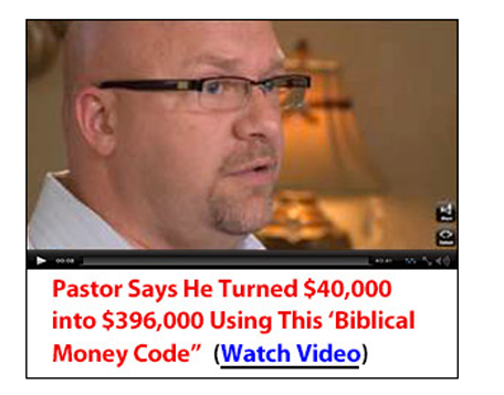 Biblical money codes The Biblical Money Code is a new investment informational program available from Sean Hyman and internet newsletter publisher Newsmax, who is described as an investment expert and former minister. According to Hyman in the hour long presentation available on the website, there is a Biblical code which can be used to unlock “vast amounts of wealth,” safely and effectively.