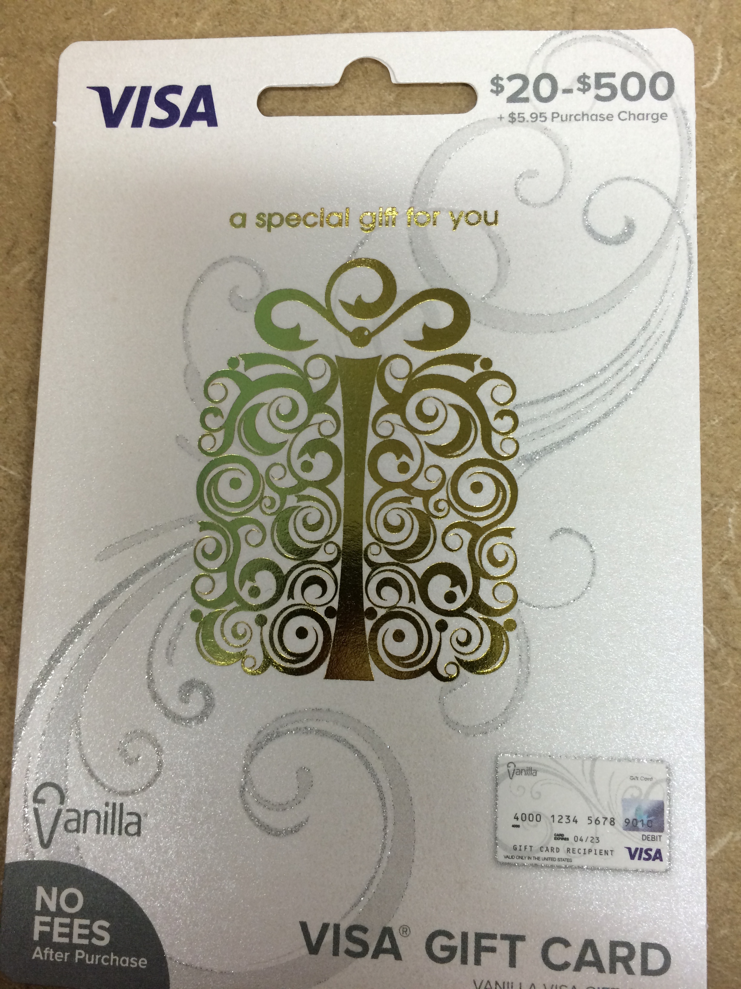 Bovada Visa Gift Cards