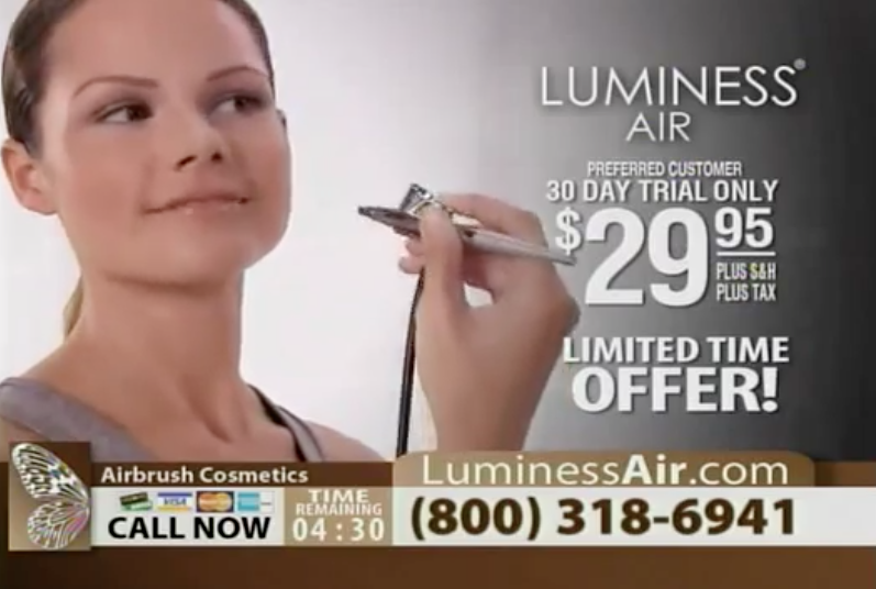 luminess silk infomercial