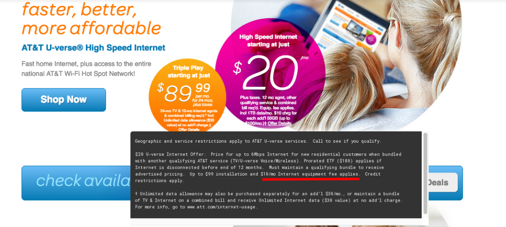 at t internet bundle truth in advertising att flyer