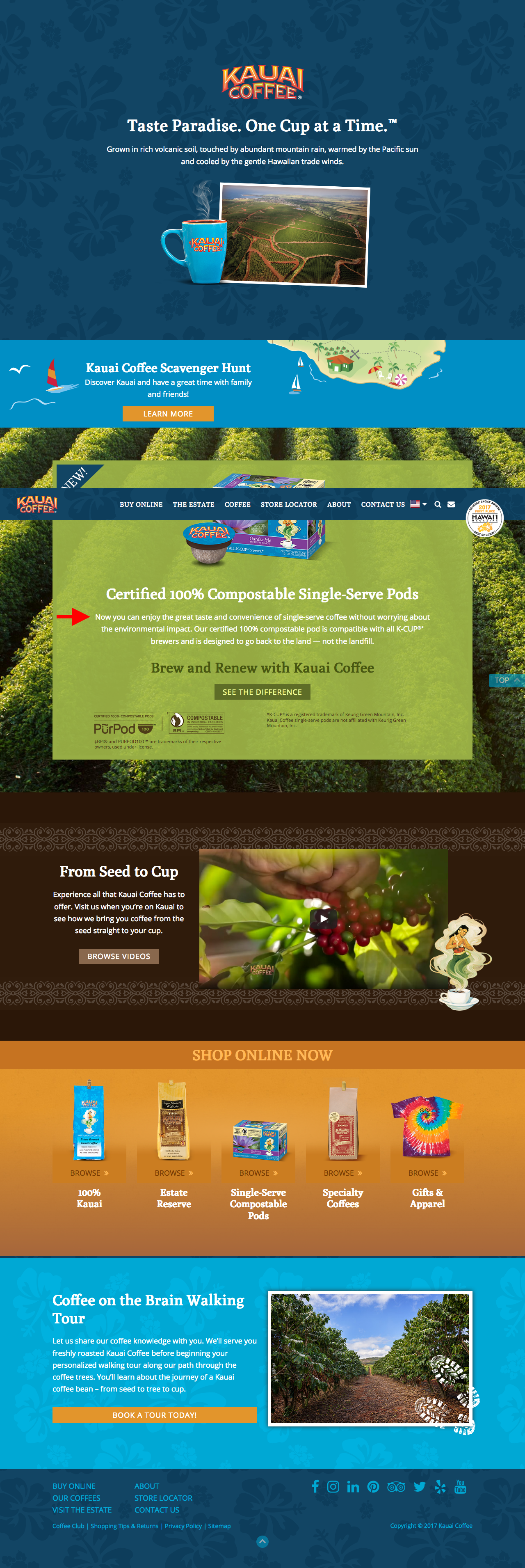 Kauai’s ‘100 Compostable’ Coffee Pods