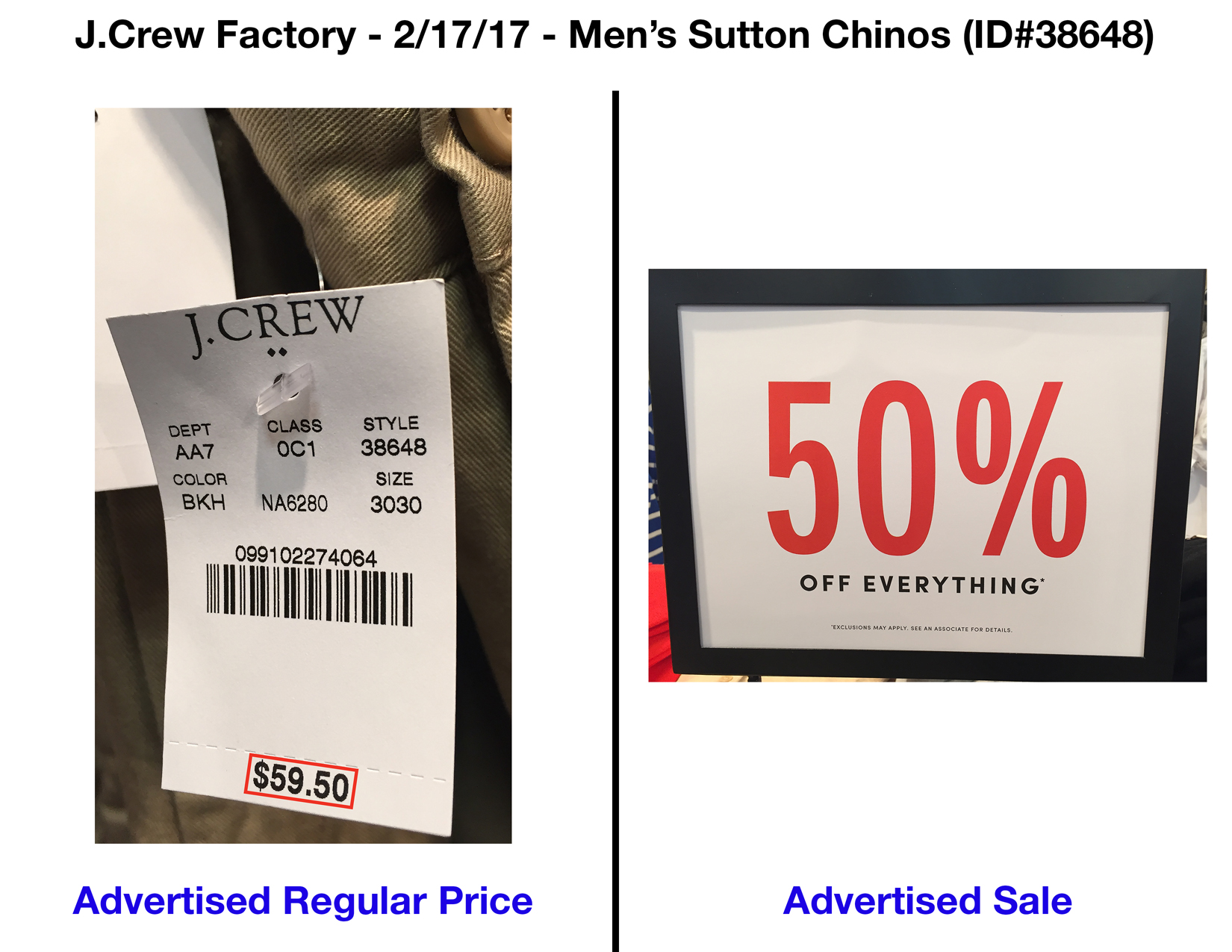 J Crew Factory Pricing Database Truth In Advertising