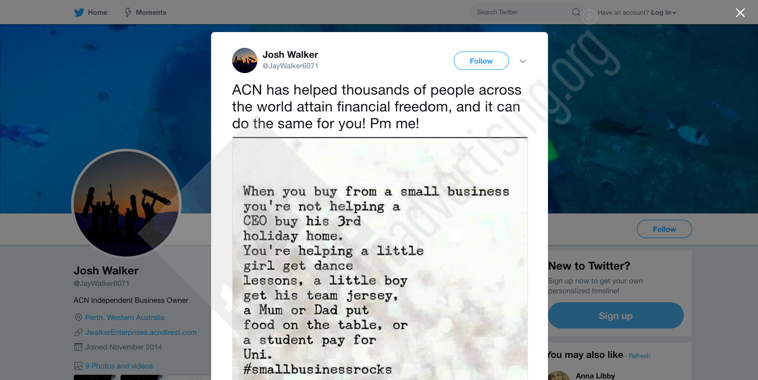 acn independent business owner