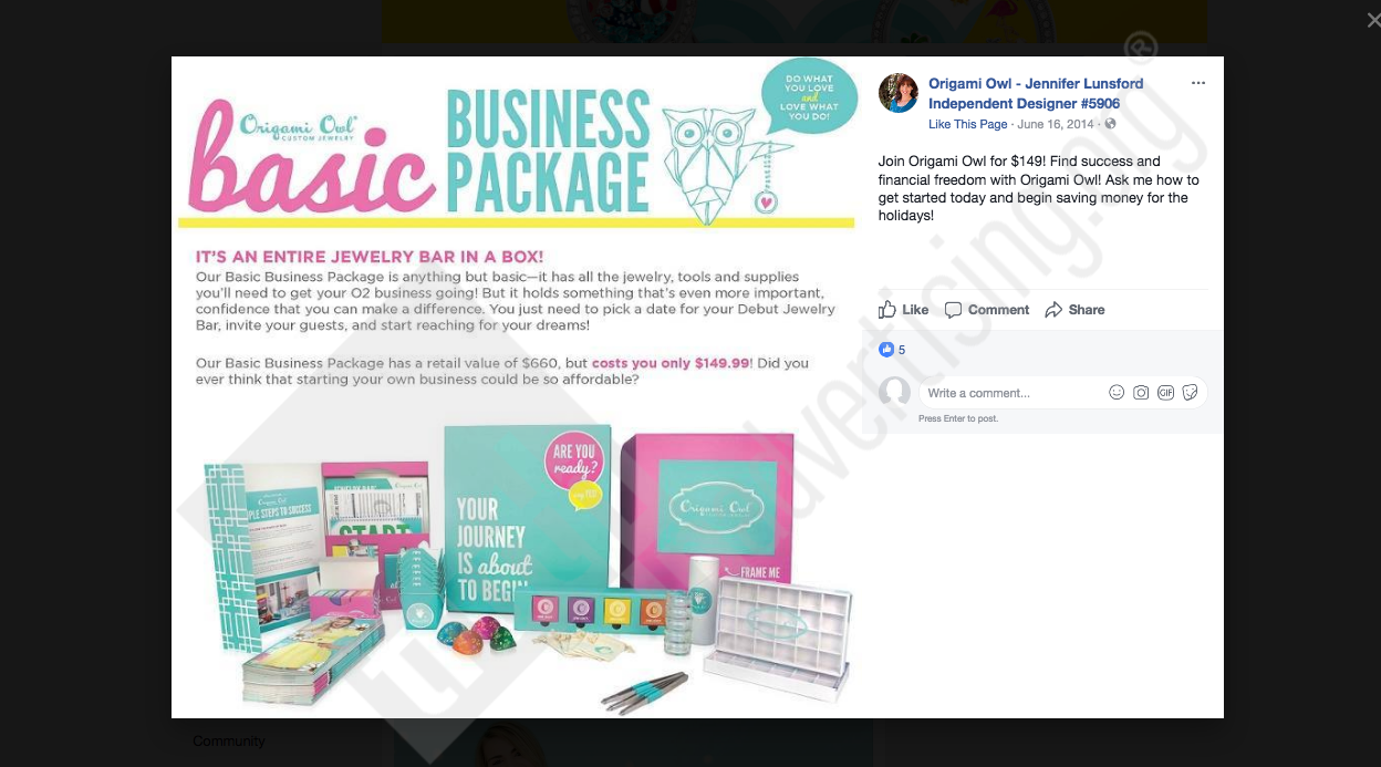 Origami Owl Income Claims Database Truth In Advertising