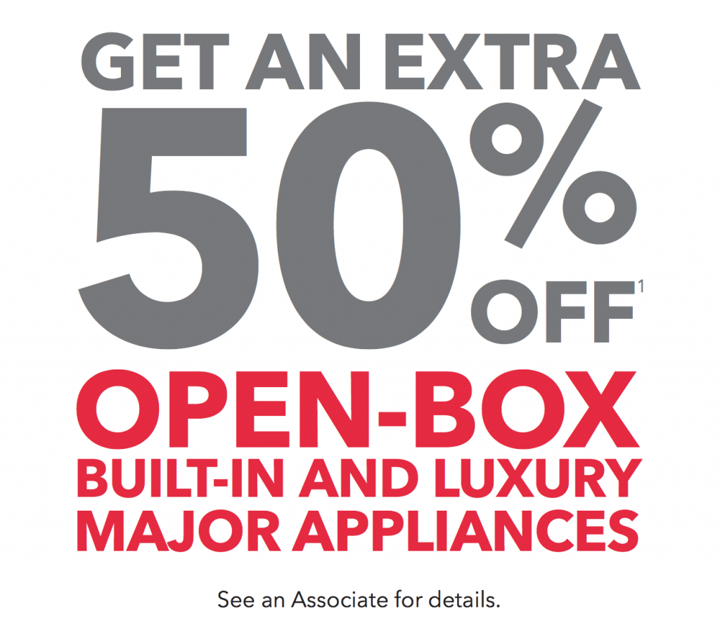 best buys 50% off luxury appliances coupon