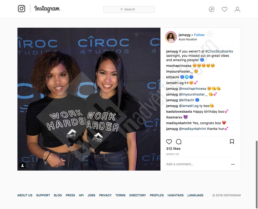 Jamay Geiger Ciroc Database - Truth in Advertising