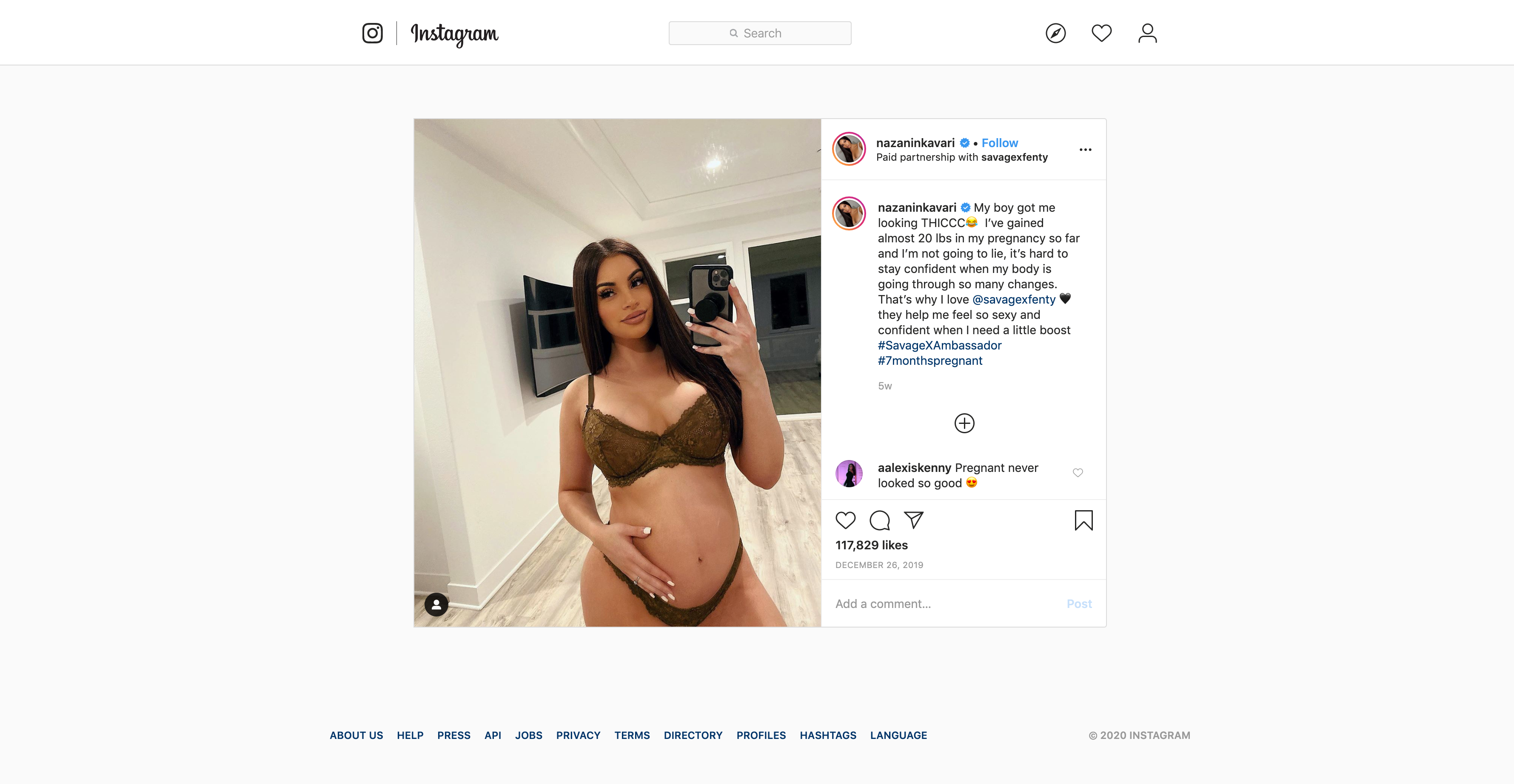 nazanin kavari savage x fenty