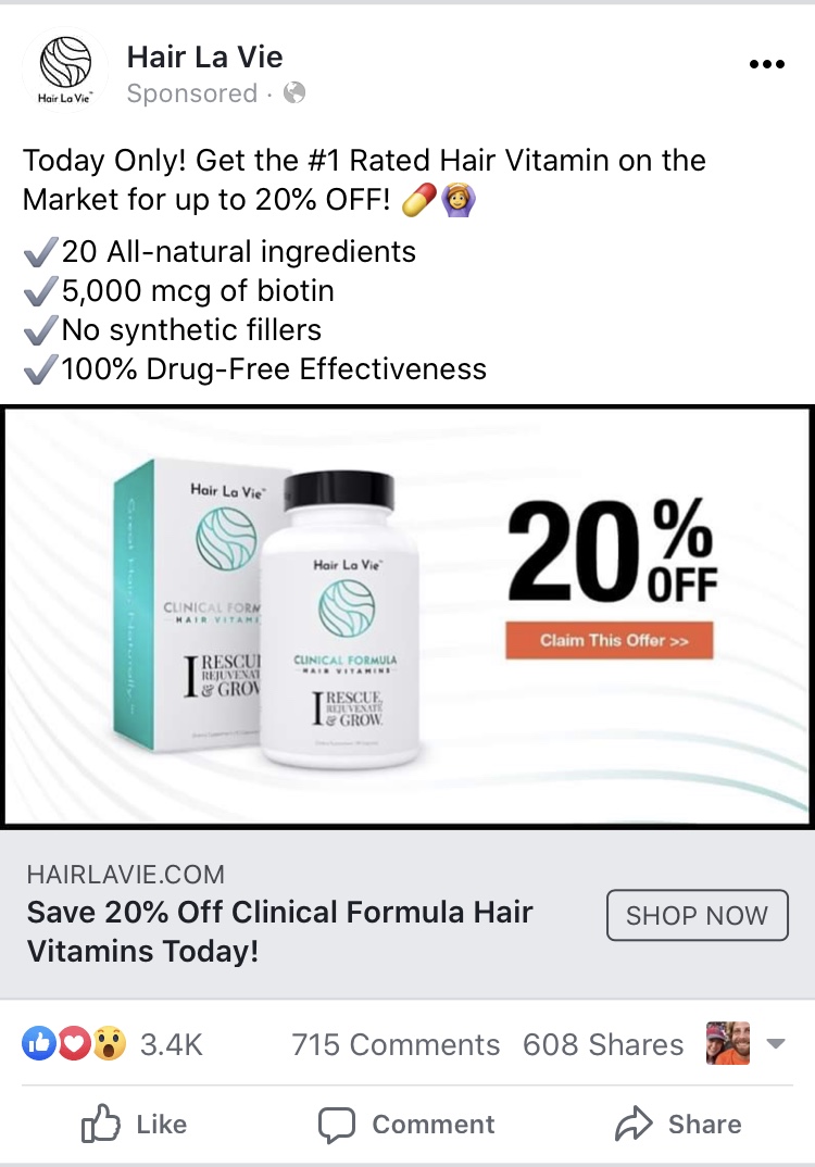 Hair La Vie Clinical Formula Hair Vitamins Truth In
