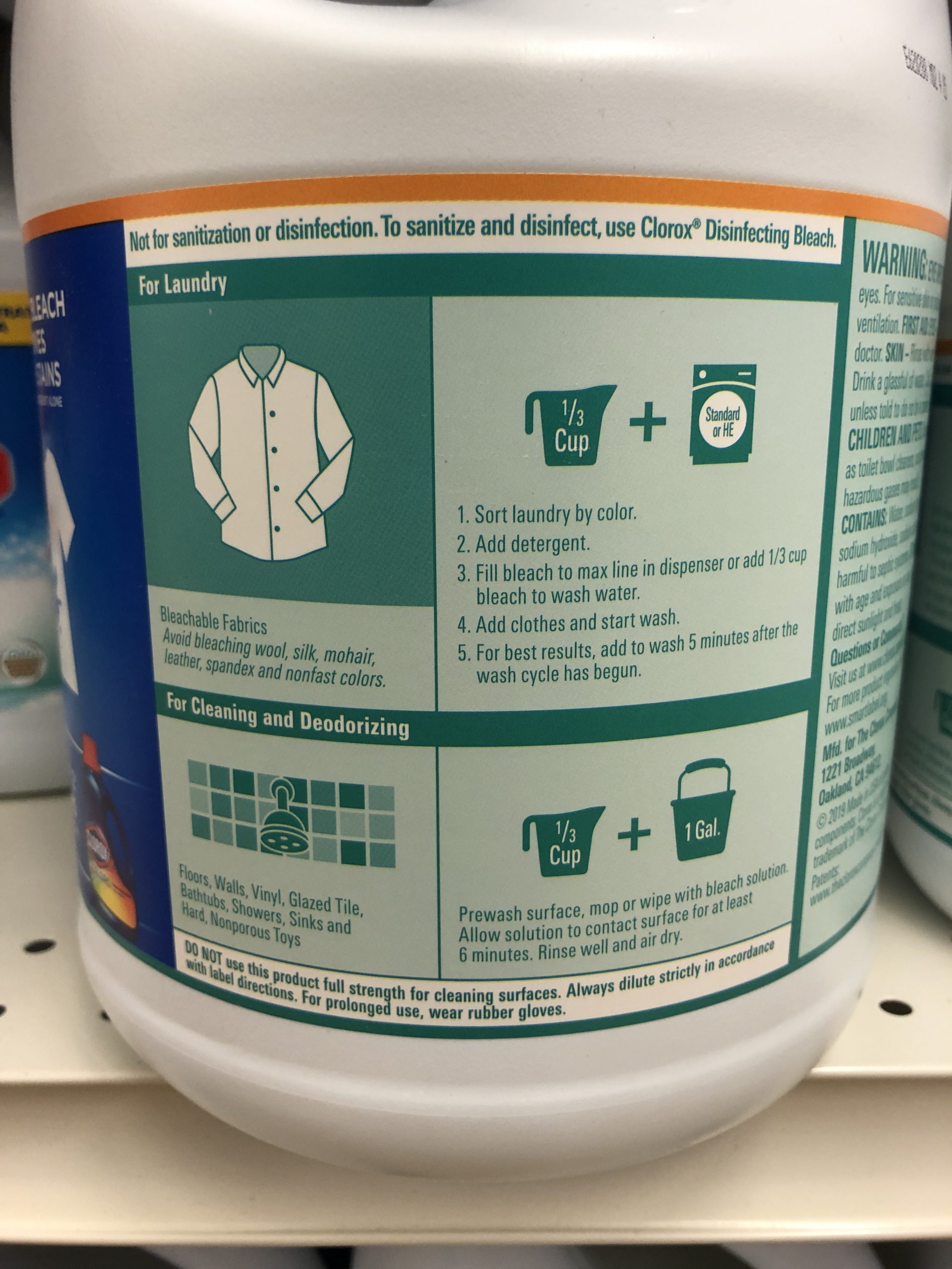 Clorox Splash Less Bleach Truth In Advertising